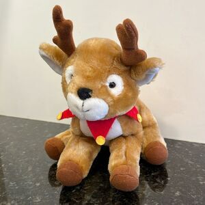 Hallmark Rascal Reindeer Christmas Plush Stuffed Animal
